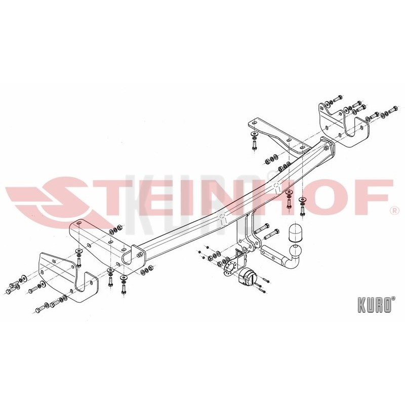Steinhof hak holowniczy Lexus RX (MCU) 2003-2008