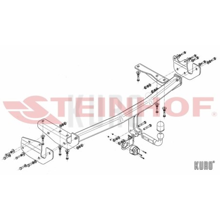 Steinhof hak holowniczy Lexus RX (MCU) 2003-2008