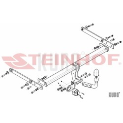 Steinhof hak holowniczy Mazda 2 (DJ) 2015-2022