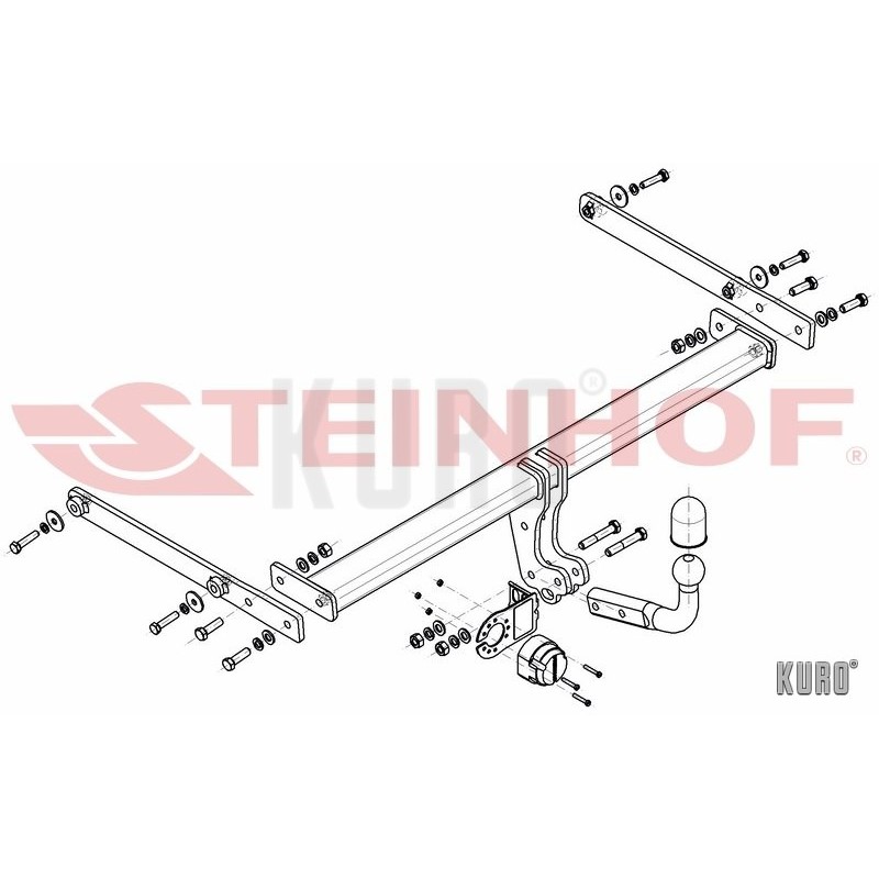 Steinhof hak holowniczy Mazda 2 (DJ) 2015-2022