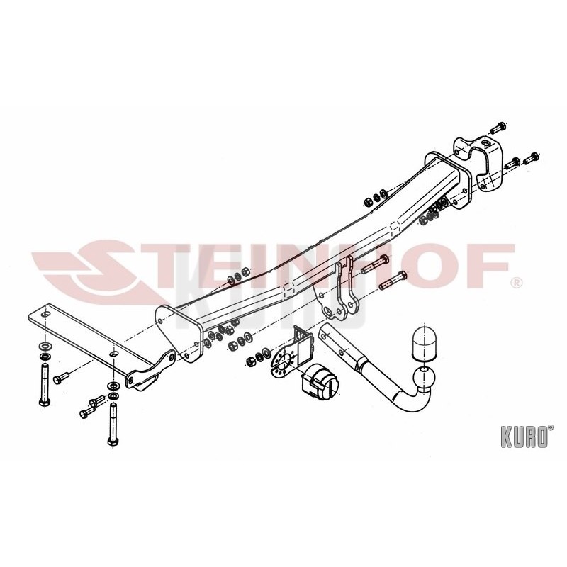 Steinhof hak holowniczy Land Rover Freelander 2 (LF) 2007-2014