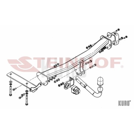 Steinhof hak holowniczy Land Rover Freelander 2 (LF) 2007-2014