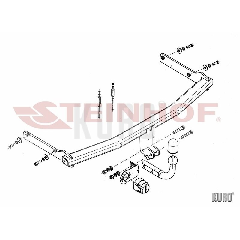 Steinhof hak holowniczy Mazda 5 I (CR) 2005-2010