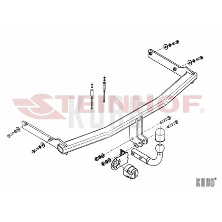 Steinhof hak holowniczy Mazda 5 I (CR) 2005-2010