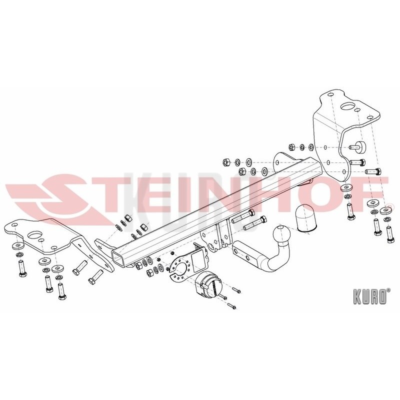 Steinhof hak holowniczy Toyota Auris I 2007-2012