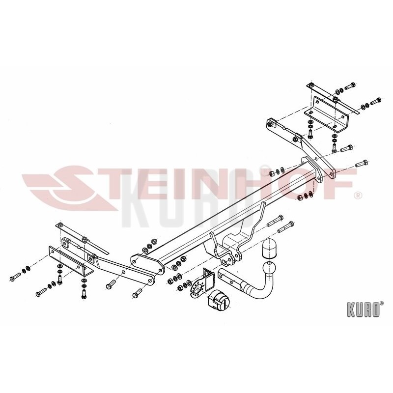Steinhof hak holowniczy Nissan Juke I 2010-2019