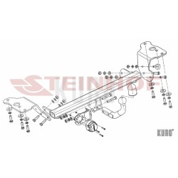 Steinhof hak holowniczy Toyota Auris II Hatchback 2012-2015