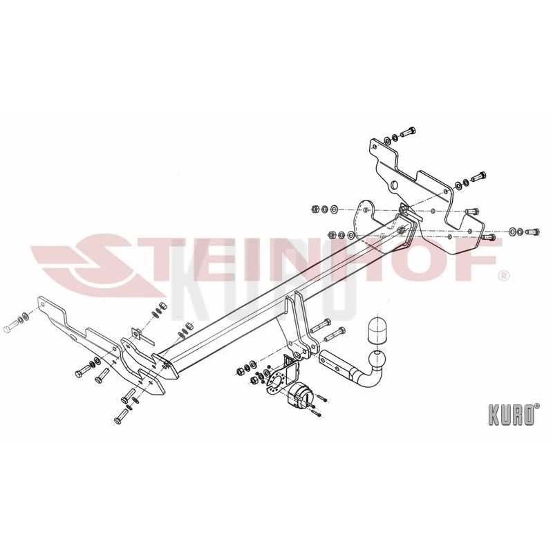Steinhof hak holowniczy Mazda CX-5 I (KE) 2012-2017