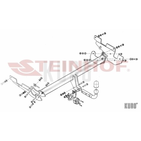 Steinhof hak holowniczy Mazda CX-5 I (KE) 2012-2017