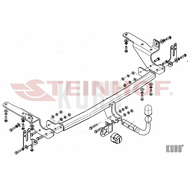 Steinhof hak holowniczy Toyota RAV4 (III) 2006-2013