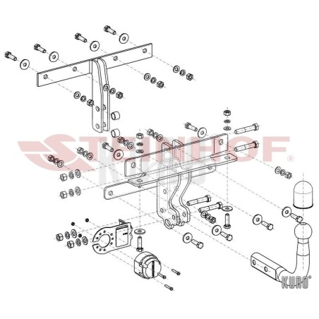 Steinhof hak holowniczy Volvo C30 2006-2012