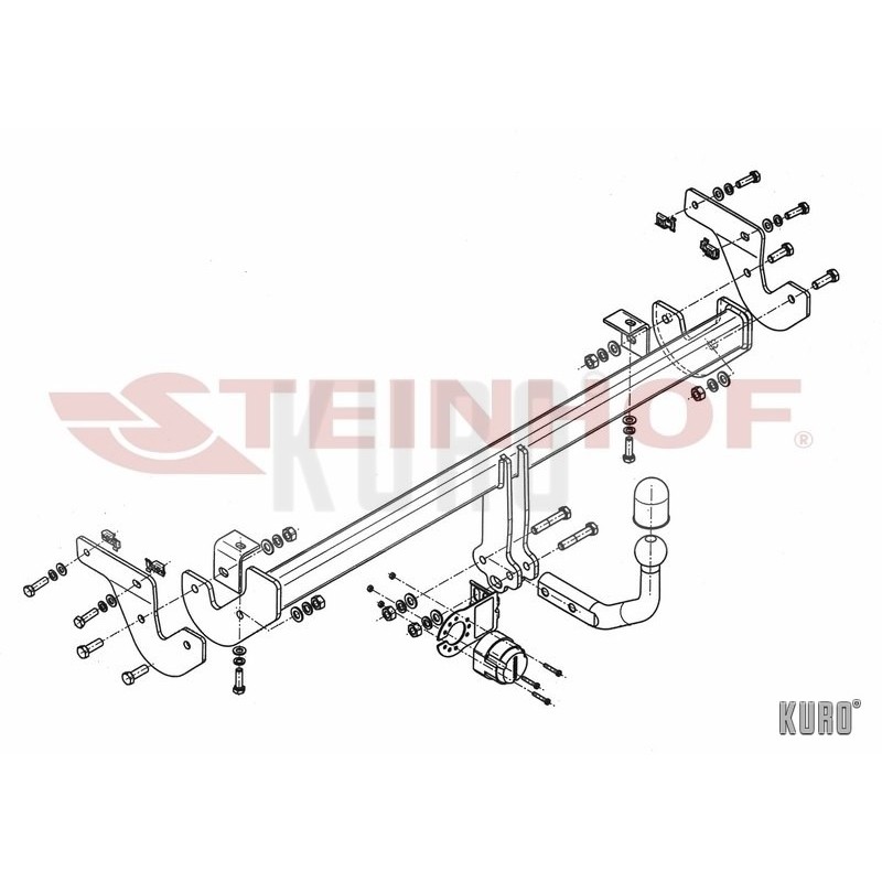 Steinhof hak holowniczy Peugeot 208 I 2012-2019