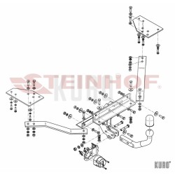 Steinhof hak holowniczy Volvo V50 2004-2012