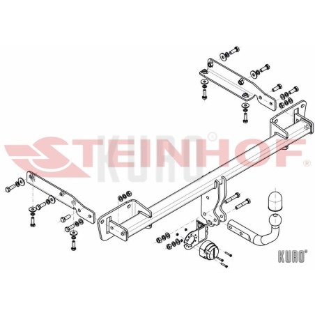 Steinhof hak holowniczy Opel Astra (K) Hatchback 2015-