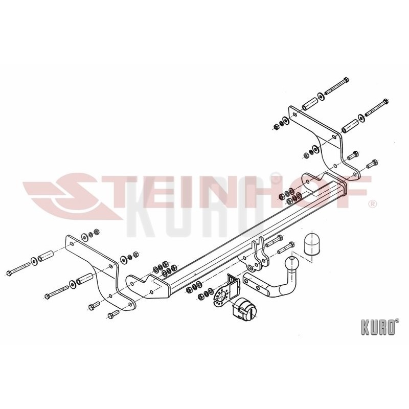 Steinhof hak holowniczy Renault Clio IV Hatchback 2012-2019