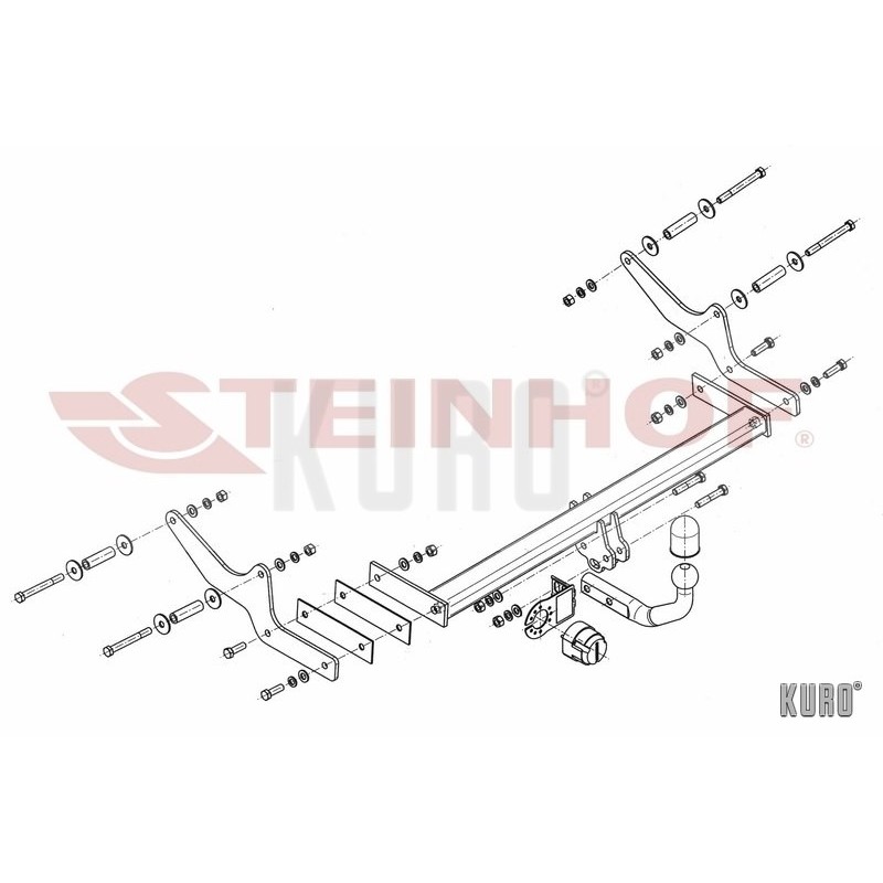 Steinhof hak holowniczy Renault Laguna III Hatchback 2007-2015