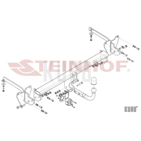 Steinhof hak holowniczy Opel Combo (D) 2012-2018