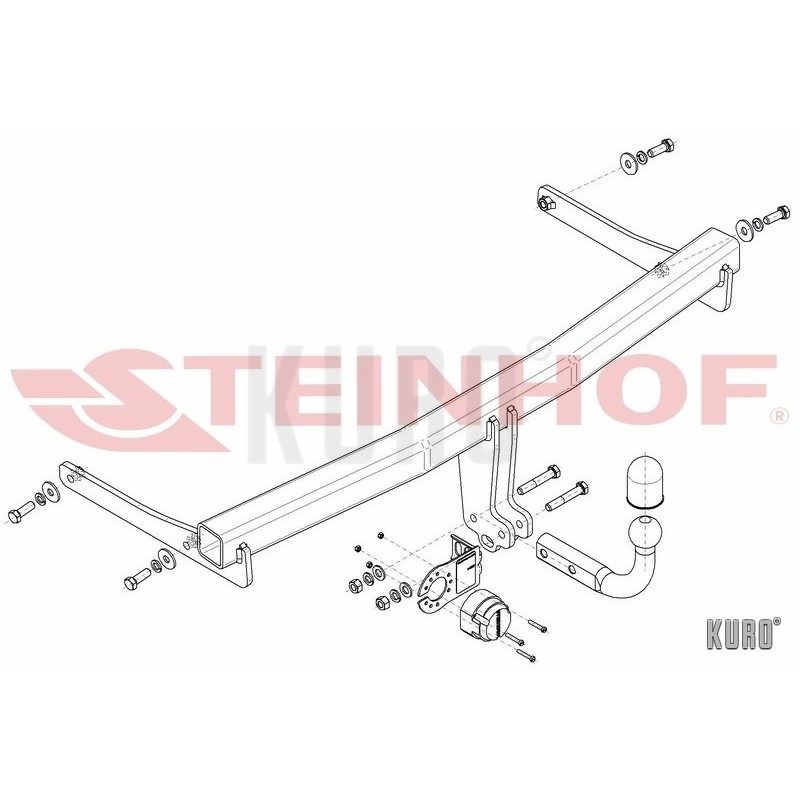 Steinhof hak holowniczy Volkswagen Passat CC 2008-2012
