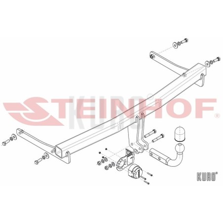 Steinhof hak holowniczy Volkswagen Passat CC 2008-2012