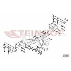 Steinhof hak holowniczy Opel Meriva (B) 2010-2017