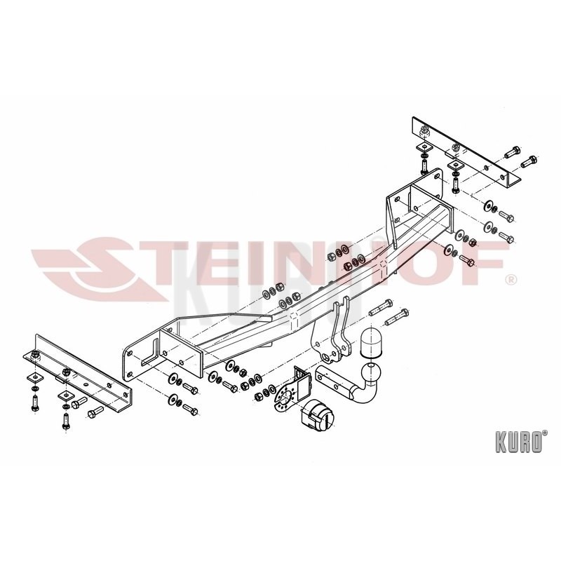 Steinhof hak holowniczy Opel Meriva (B) 2010-2017