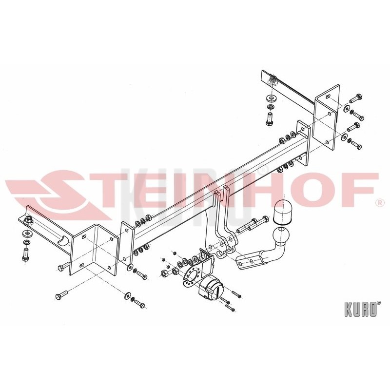 Steinhof hak holowniczy Volkswagen up! 2012-
