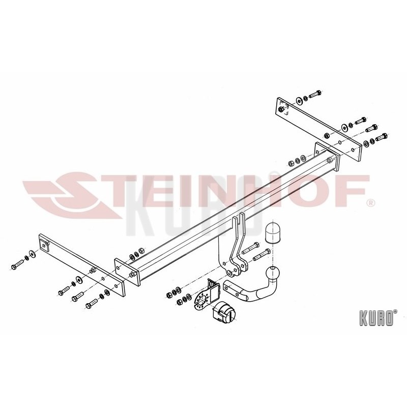 Steinhof hak holowniczy SEAT Alhambra II 2010-2012
