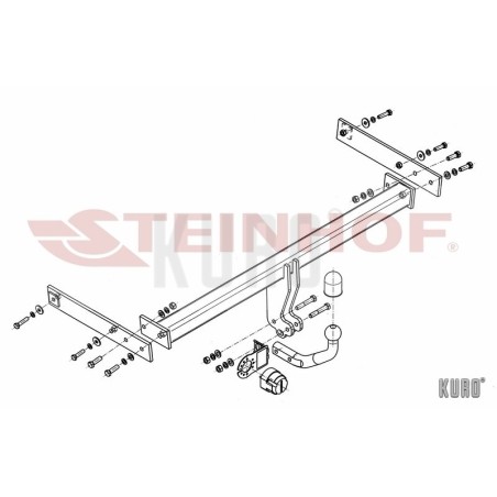 Steinhof hak holowniczy SEAT Alhambra II 2010-2012