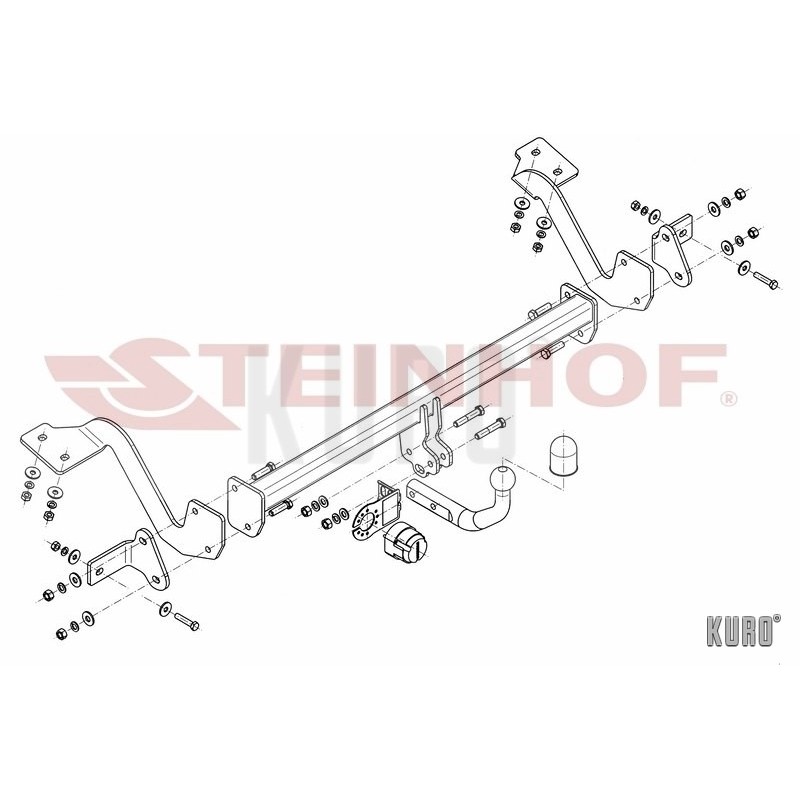 Steinhof hak holowniczy Peugeot Partner II 2008-2018