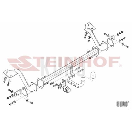 Steinhof hak holowniczy Peugeot Partner II 2008-2018