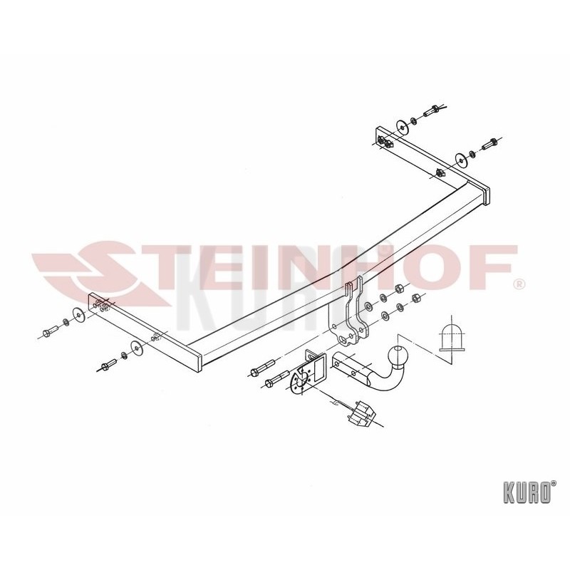Steinhof hak holowniczy Seat Leon II 2005-2012
