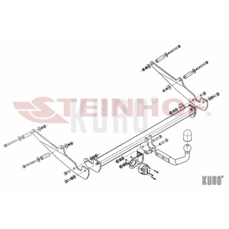 Steinhof hak holowniczy Renault Clio IV Grandtour 2013-2020