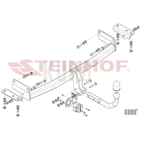 Steinhof hak holowniczy SsangYong XLV 2016-2021