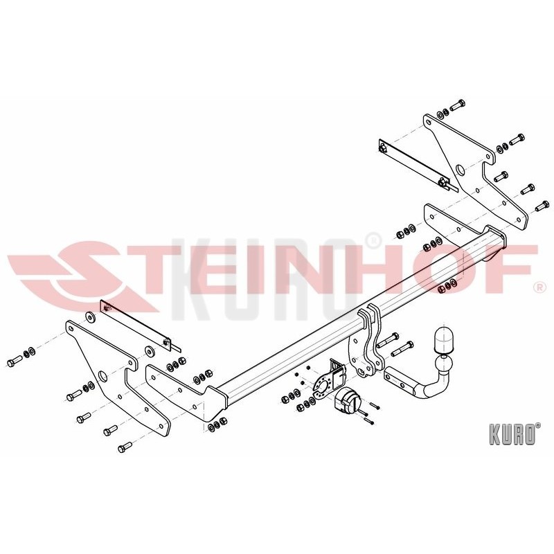 Steinhof hak holowniczy Renault Scénic IV 2016-