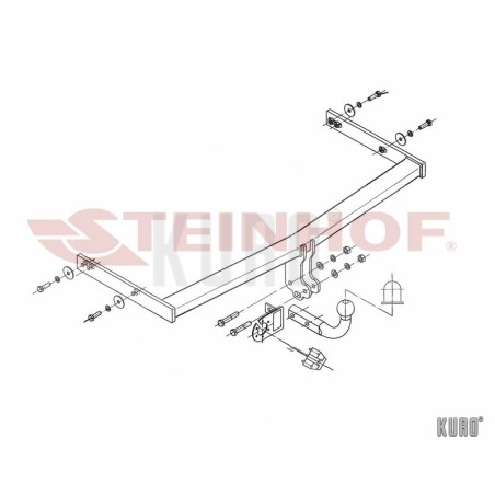 Steinhof hak holowniczy Seat Altea 2004-2015