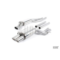 Milltek Audi RS4 B5 V6 Bi-Turbo Avant Cat-back Resonated