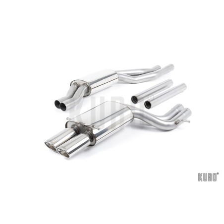 Milltek Audi RS4 B5 V6 Bi-Turbo Avant Cat-back Resonated