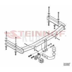 Steinhof hak holowniczy Seat Exeo Sedan 2008-2013