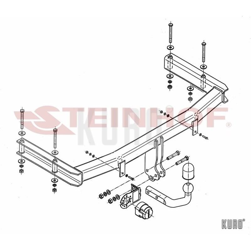 Steinhof hak holowniczy Seat Exeo Sedan 2008-2013