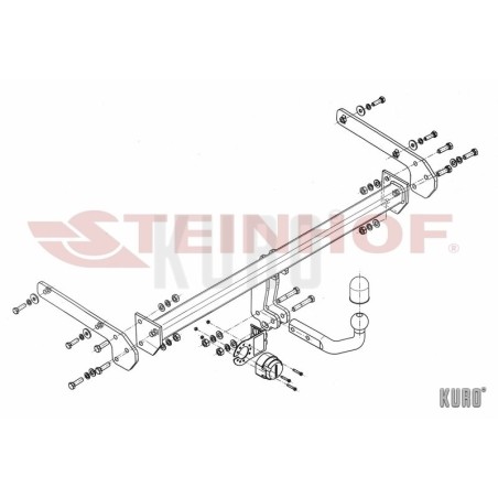 Steinhof hak holowniczy Suzuki Vitara (LY) 2015-