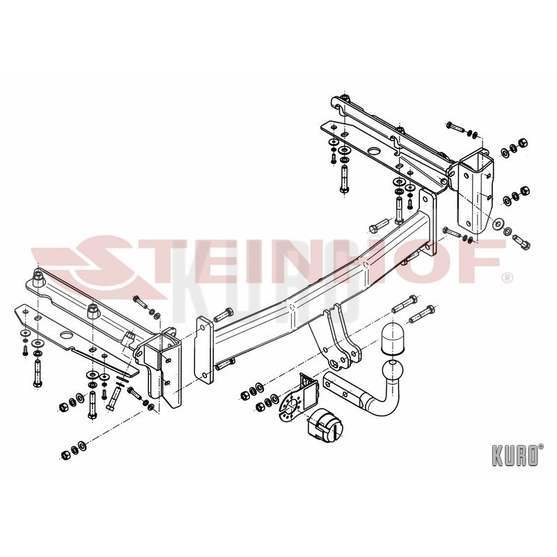 Steinhof hak holowniczy Subaru Outback Kombi (BP) 2003-2009