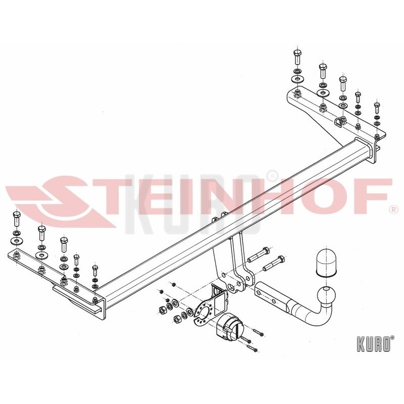 Steinhof hak holowniczy Subaru Outback (BH) 1999-2003