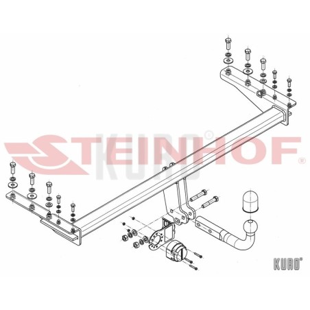 Steinhof hak holowniczy Subaru Outback (BH) 1999-2003