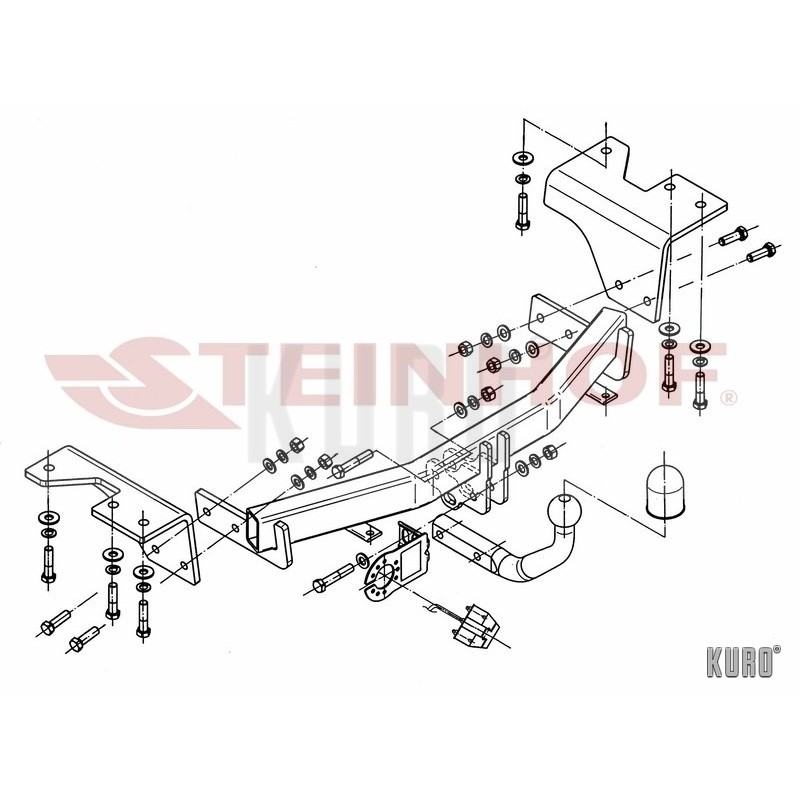 Steinhof hak holowniczy Toyota Verso 2009-2018