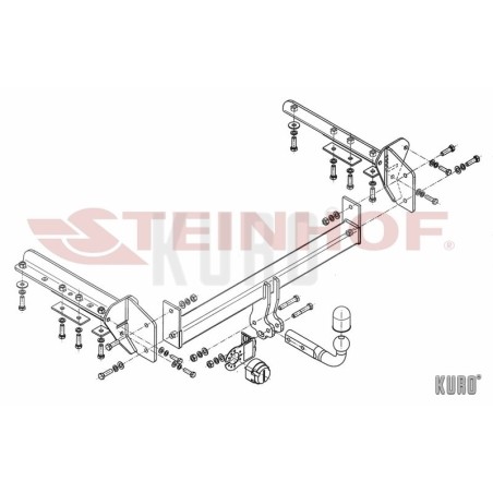 Steinhof hak holowniczy Subaru Forester (SJ) 2013-2019
