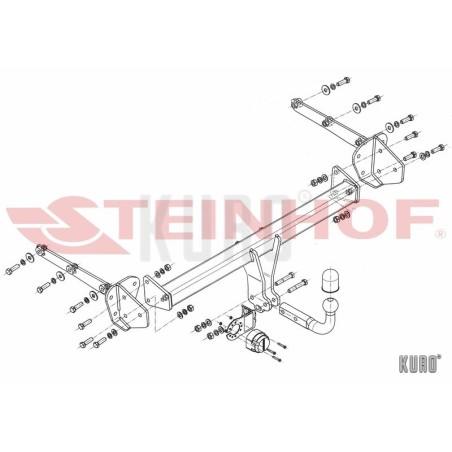 Steinhof hak holowniczy Subaru Outback (BS) 2015-2019