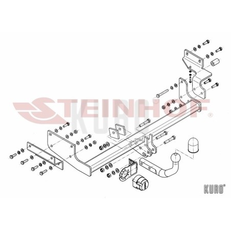 Steinhof hak holowniczy Volvo S40 I Lift 2000-2004