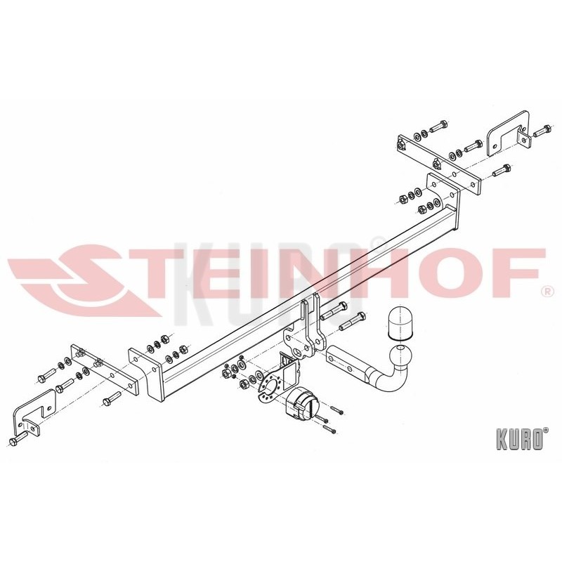 Steinhof hak holowniczy Suzuki Celerio 2014-