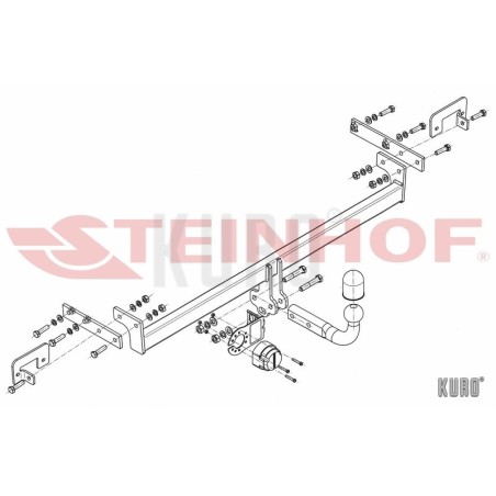 Steinhof hak holowniczy Suzuki Celerio 2014-