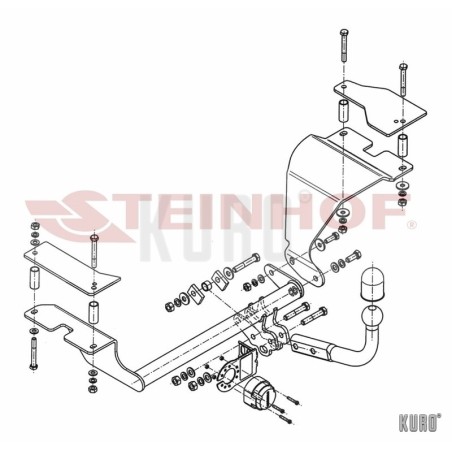 Steinhof hak holowniczy Suzuki Swift 2005-2010